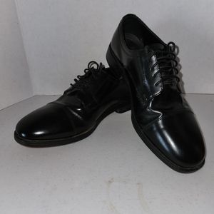 Men's Nunn Bush Size 8.5 W Black Leather Lace Up Shoes